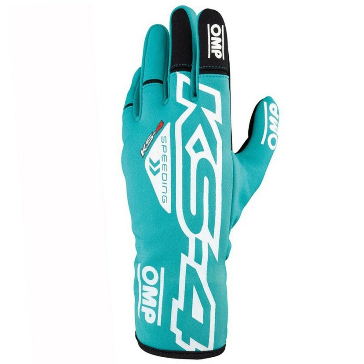 Kids Karting Gloves OMP KS-4 Green 5