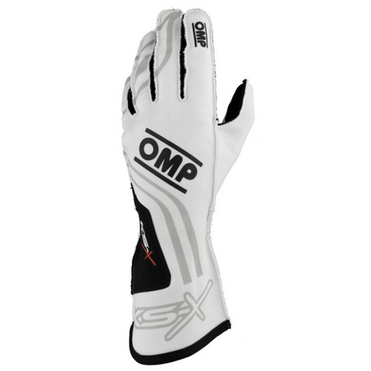 Kids Karting Gloves OMP KS-X FIA 8877-2022 White 4