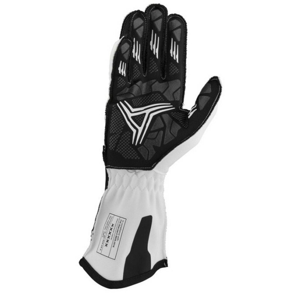 Kids Karting Gloves OMP KS-X FIA 8877-2022 White 4